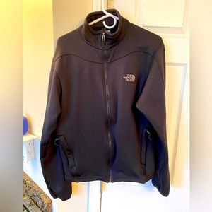 EUC North Face Black zip up sweatshirt size large